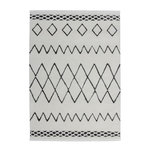 Paris Prix Tapis Ethnique à Franges  Agadir  Noir. Coloris disponibles : Noir