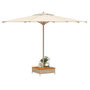 Voir la diapositive 4 : VIDAXL Couvercle de base de parasol beige 70x70x25 cm