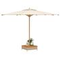 Voir la diapositive 4 : VIDAXL Couvercle de base de parasol beige 70x70x25 cm