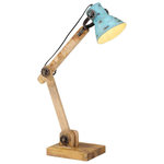 VIDAXL Lampe de bureau 25 W bleu delave 23x18x96 cm E27