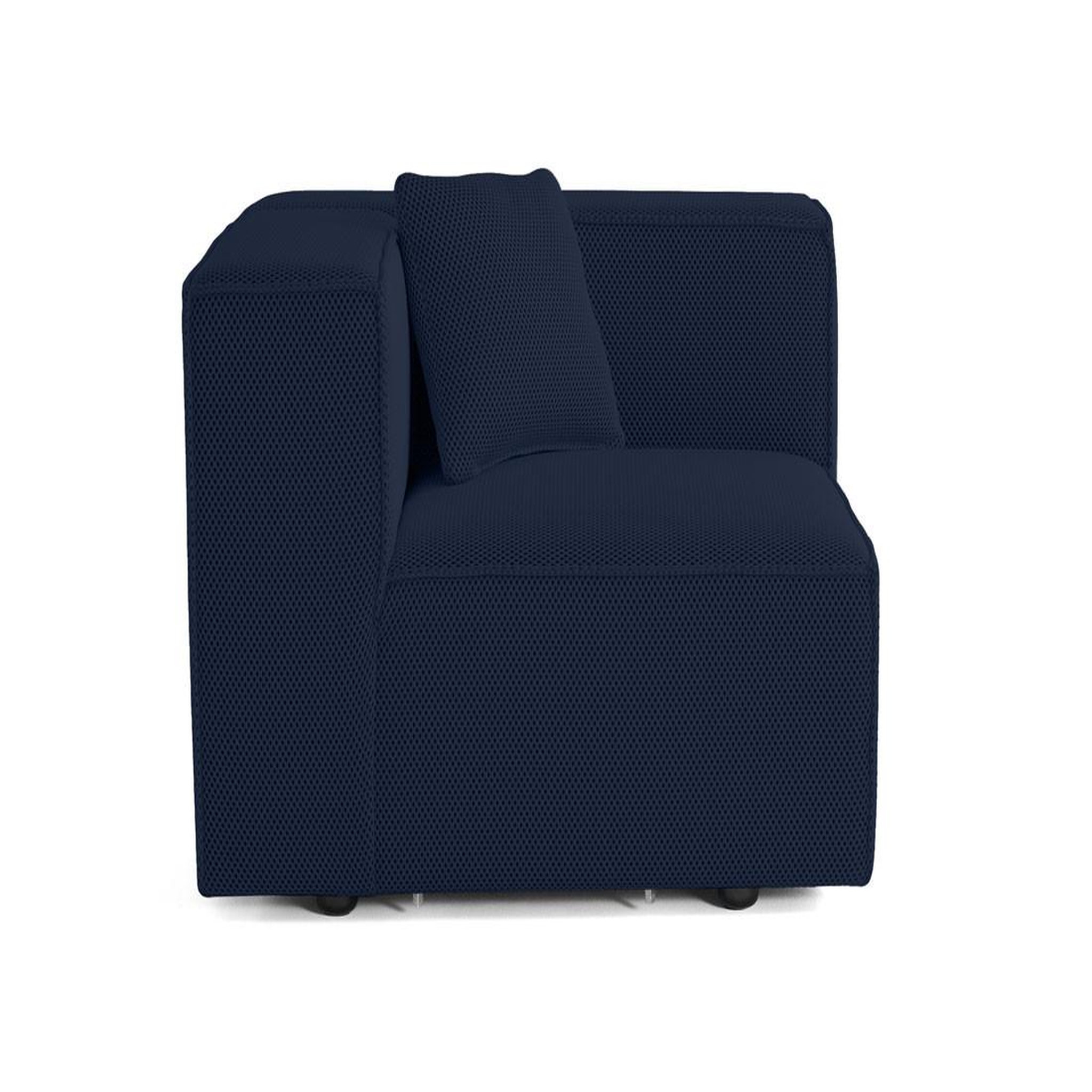 Voir la diapositive 4 : LISA DESIGN Arty - module d'assise droit - en tissu mailles 3d