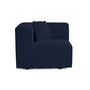 Voir la diapositive 4 : LISA DESIGN Arty - module d'assise droit - en tissu mailles 3d