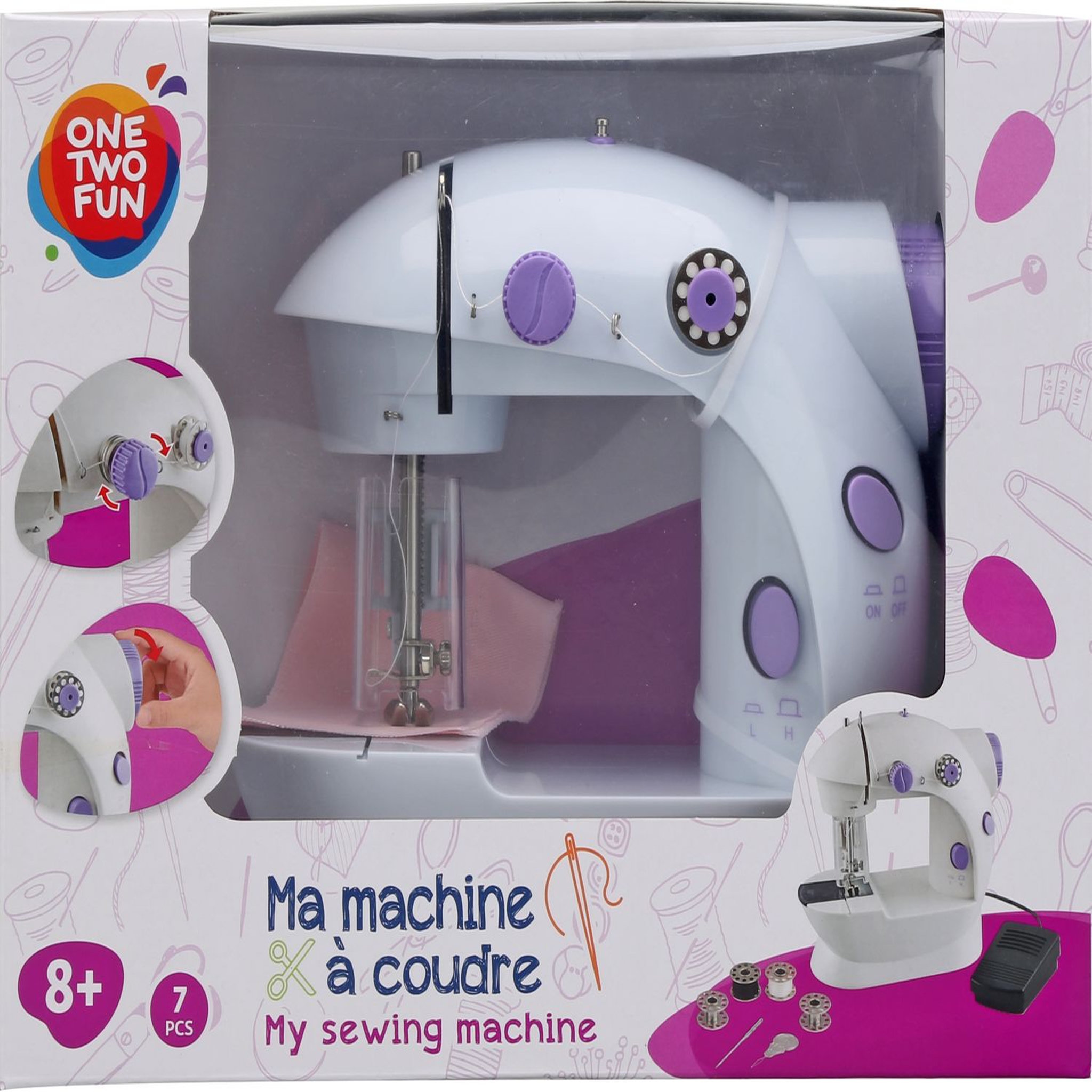 Voir la diapositive 3 : One Two Fun Ma machine à coudre