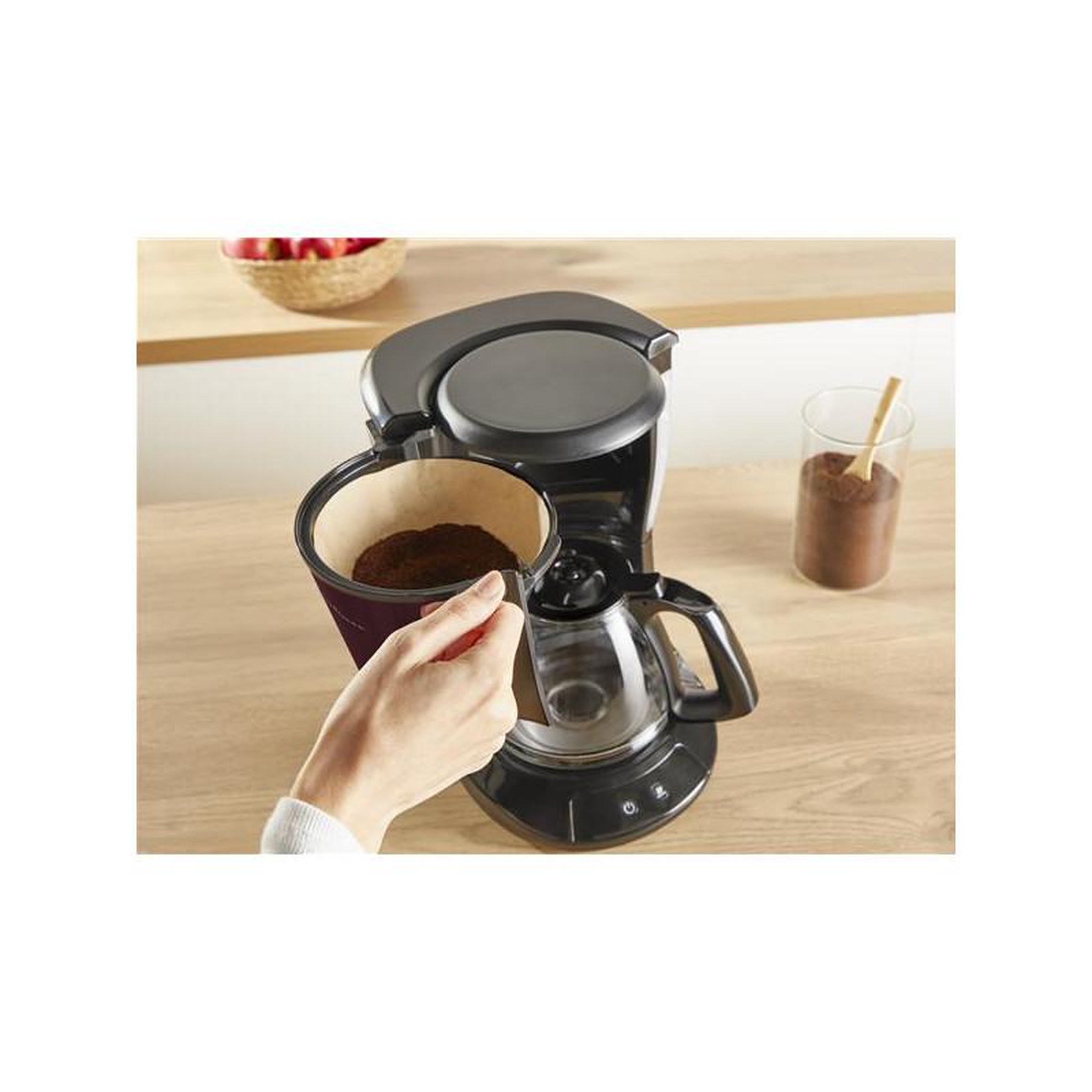 Voir la diapositive 5 : MOULINEX Cafetière filtre 15 tasses 1000w - fg5s05e0