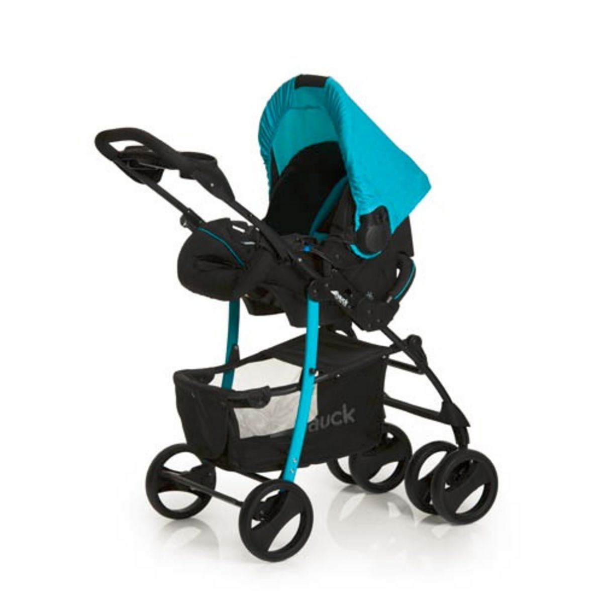 HAUCK Pousette combiné trio Shopper slx trio set - Bleu & noir