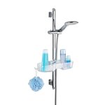 Wenko Etagère de douche Linoa - L. 36 cm - Transparent