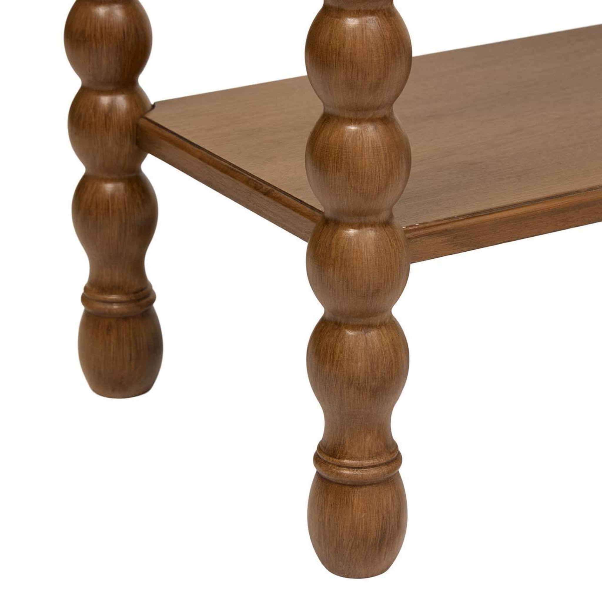 Voir la diapositive 6 : ATMOSPHERA Console 2 Tiroirs  Mona  100cm Marron