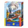 Voir la diapositive 2 : Castorland Puzzle 200 pièces : Passage du train