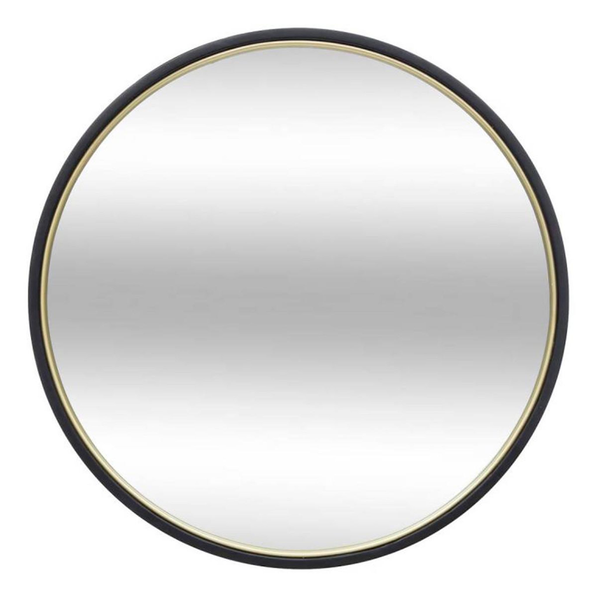 Voir la diapositive 1 : ATMOSPHERA Miroir rond en métal  justin  48cm noir