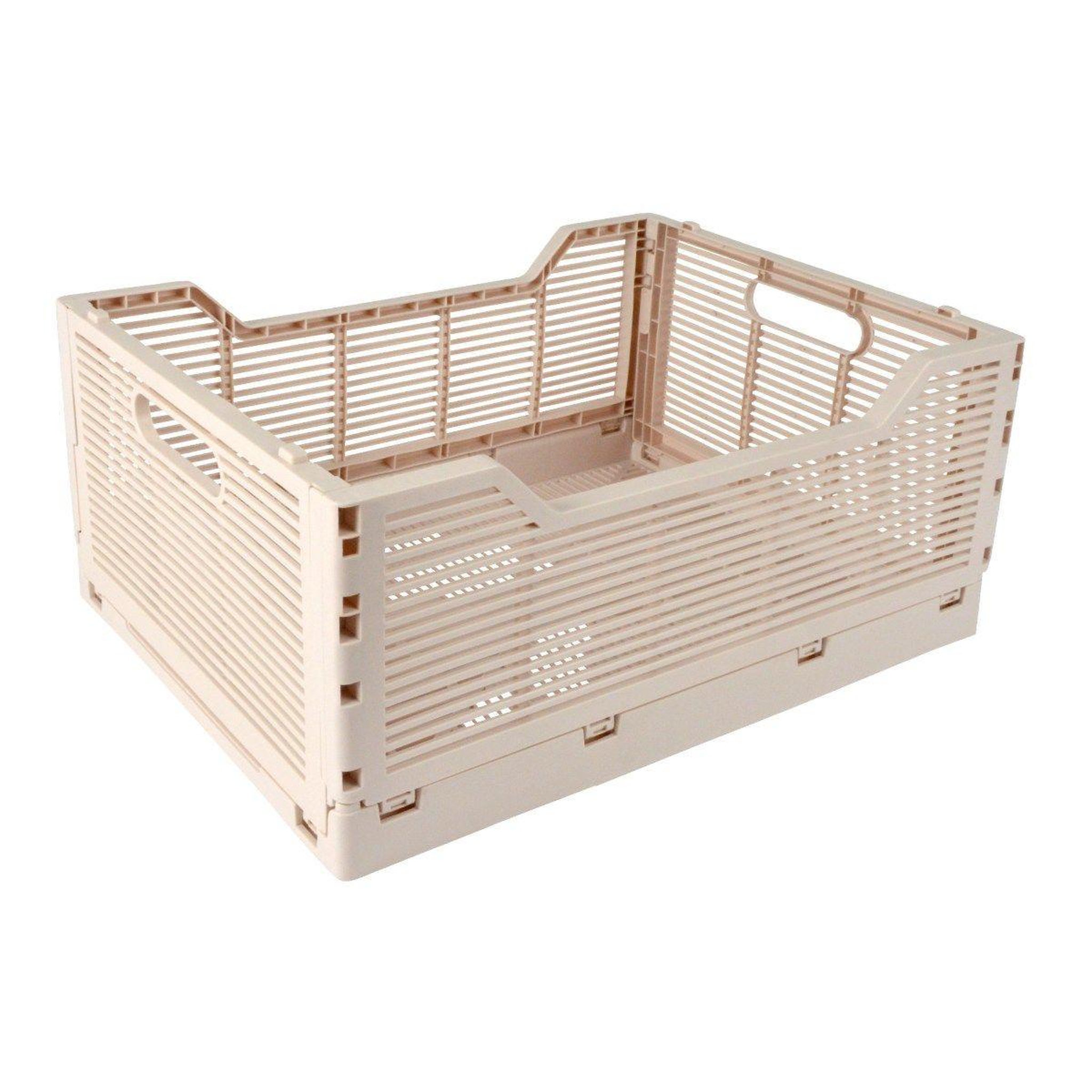 HOMEA Cagette pliable & empilable  emilie  40cm naturel