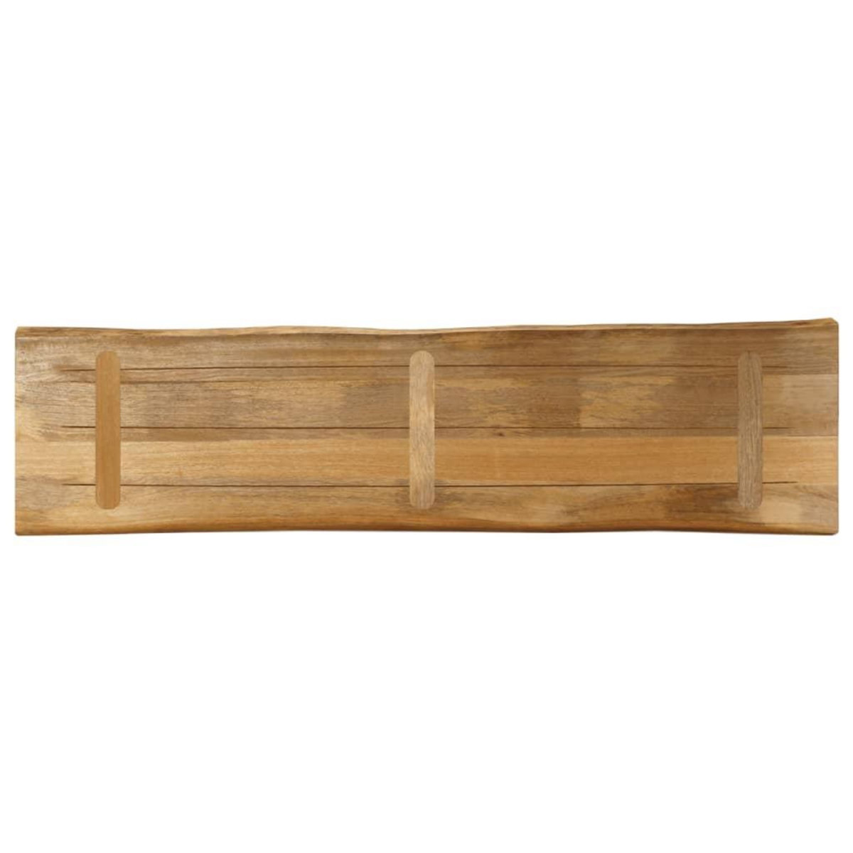 VIDAXL Dessus de table bord vivant 160x40x2,5 cm bois de manguier brut