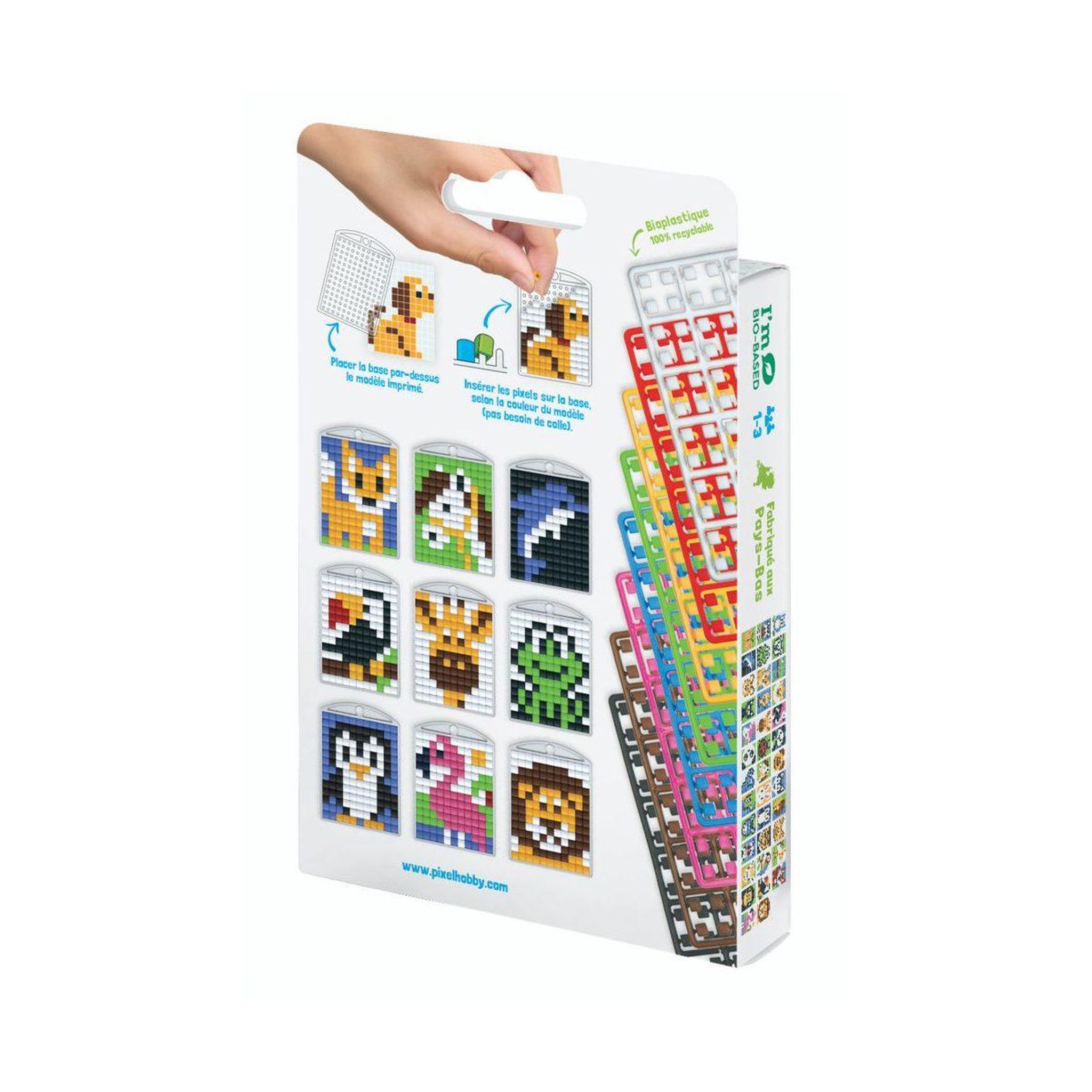 Voir la diapositive 2 : Oz International Pixel kit 3 portes clés 38 modèle animaux