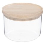 FIVE Bocal en Verre  Hermet  0,65L Transparent & Naturel