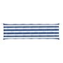 Voir la diapositive 4 : VIDAXL Coussin de banc de jardin rayures bleues et blanches 200x50x7cm