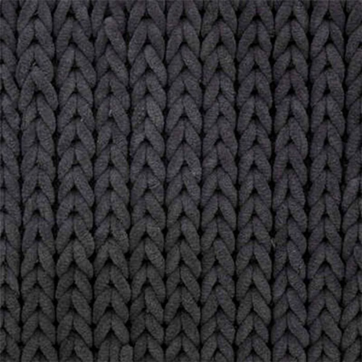 FIVE Tapis de Salle de Bain  Tissé Épais  50x120cm Gris Foncé