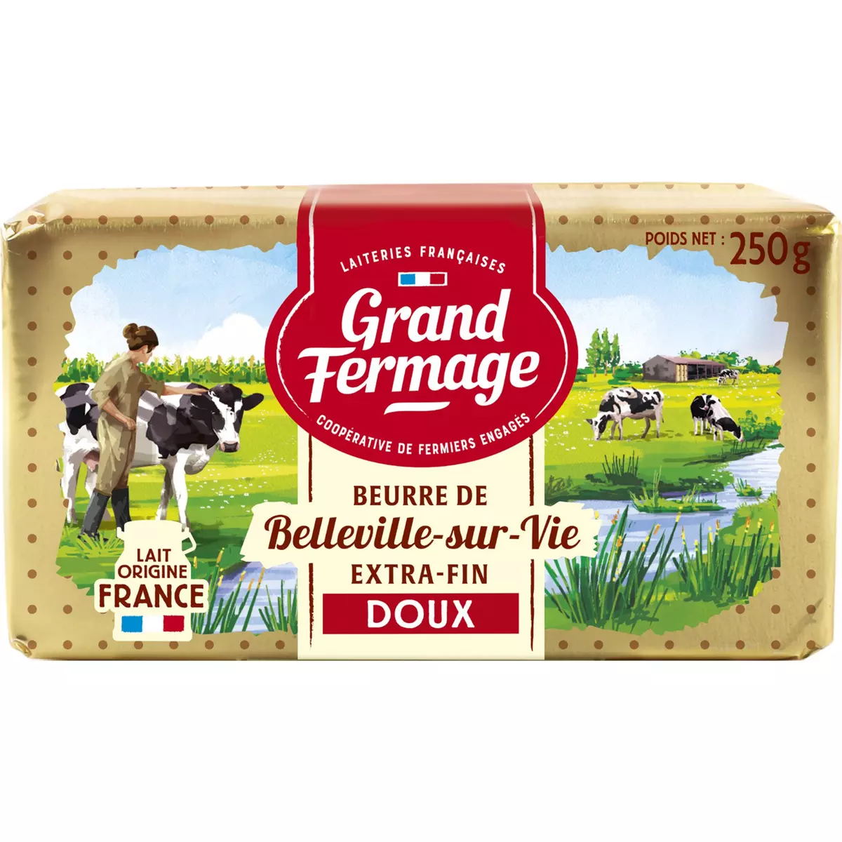 GRAND FERMAGE Beurre doux Belleville-sur-Vie 250g