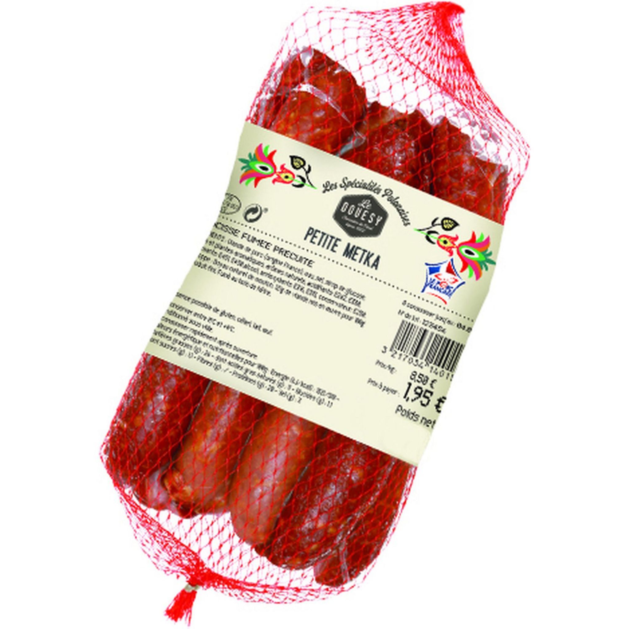 LE DOUESY Petite metka saucisse fumée précuite 540g