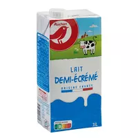 LACTEL - LAIT DE CHEVRE DEMI-ECREME Pack de 6 x 100cl - Lait UHT, en  Poudre, Concentré, Aromatisé/Lait UHT demi-écrémé et Vitaminé 