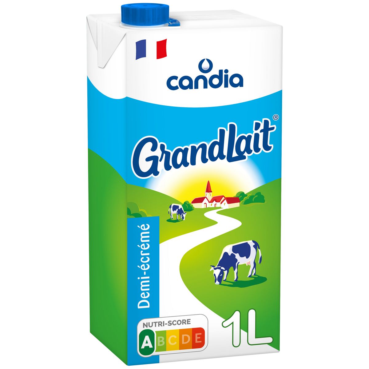 CANDIA Grandlait lait demi-écrémé 1L