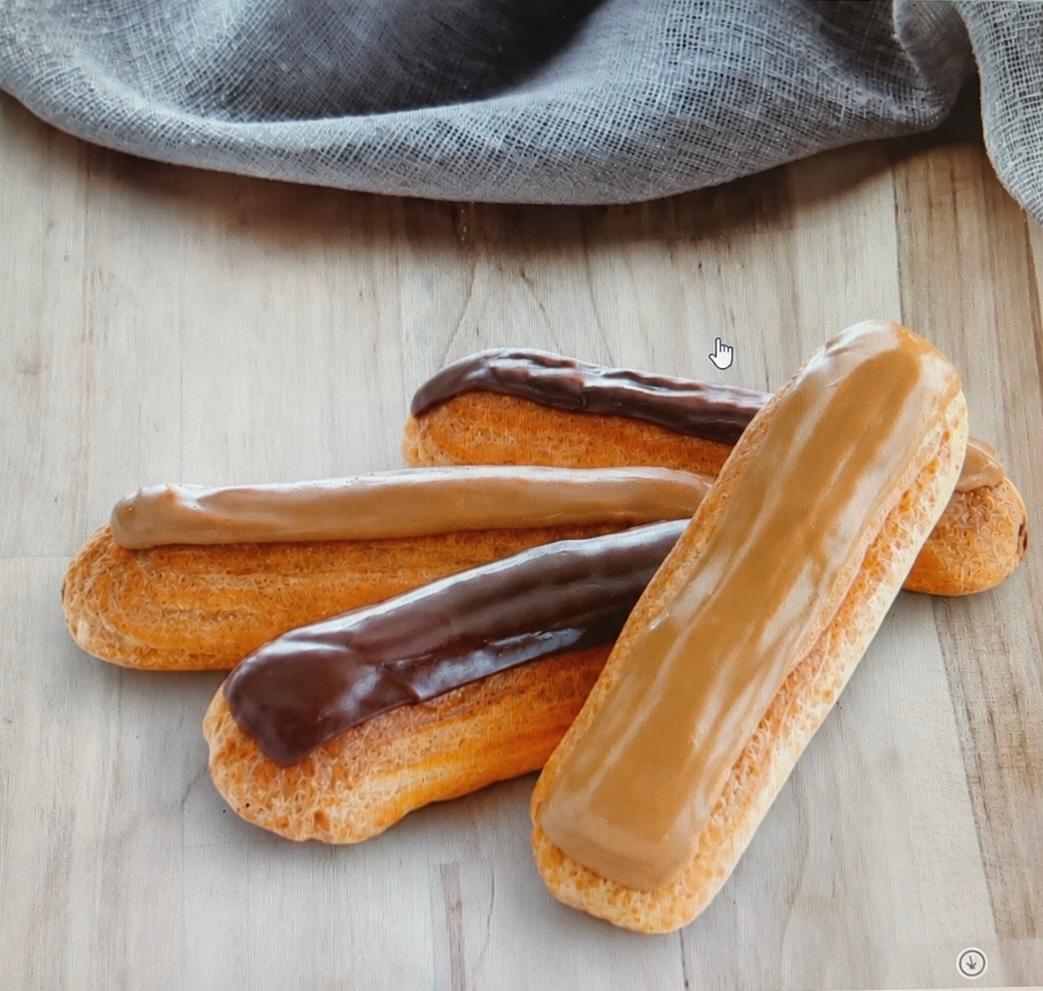 MON PÂTISSIER Eclairs café et chocolat 4 pièces