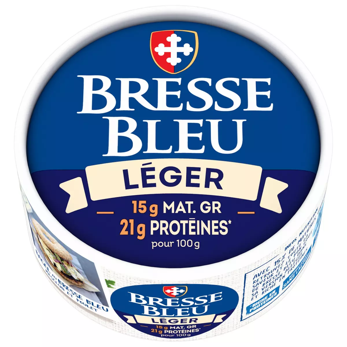 BRESSE BLEU Le léger fromage allégé 200g