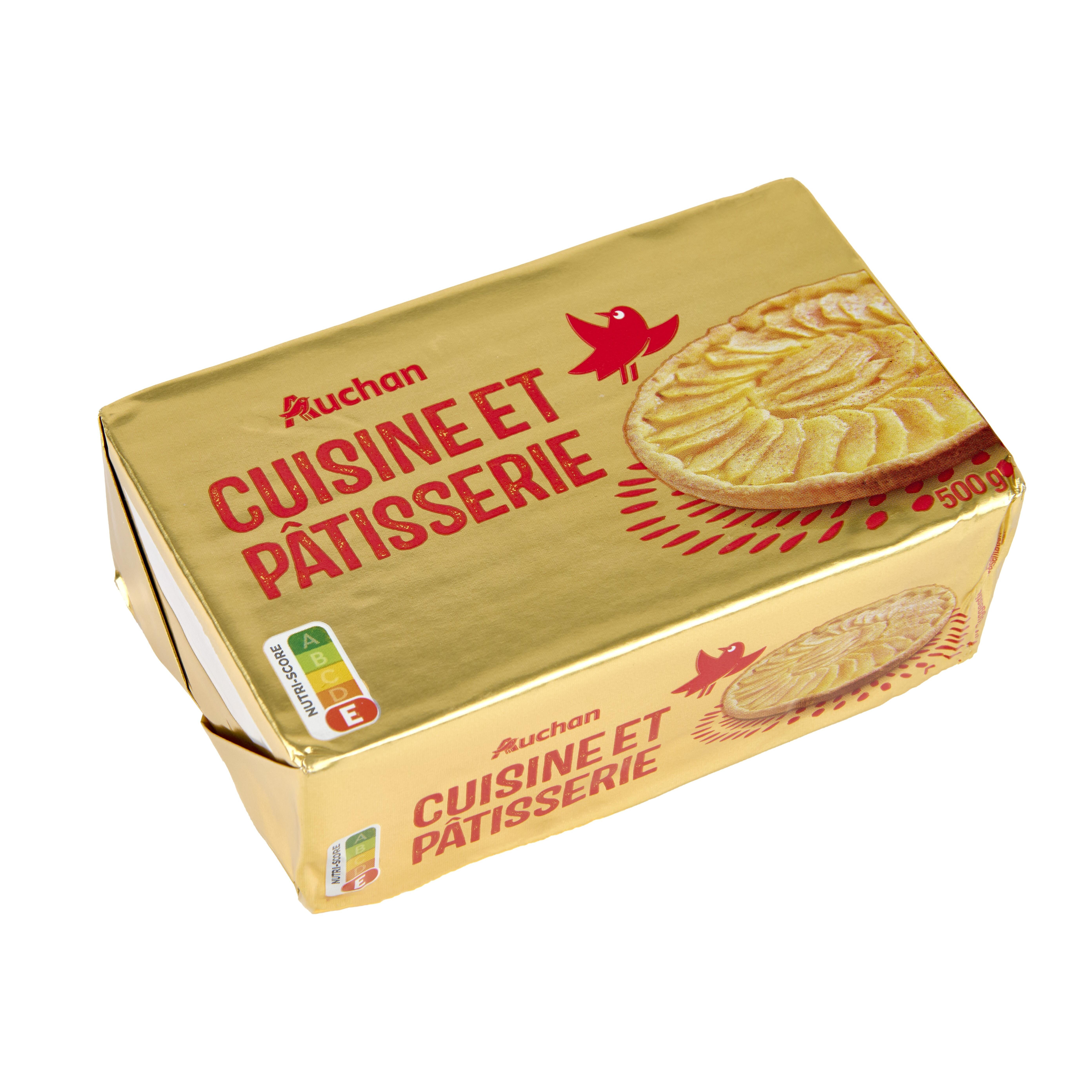 Voir la diapositive 3 : AUCHAN Margarine cuisine et pâtisserie 500g