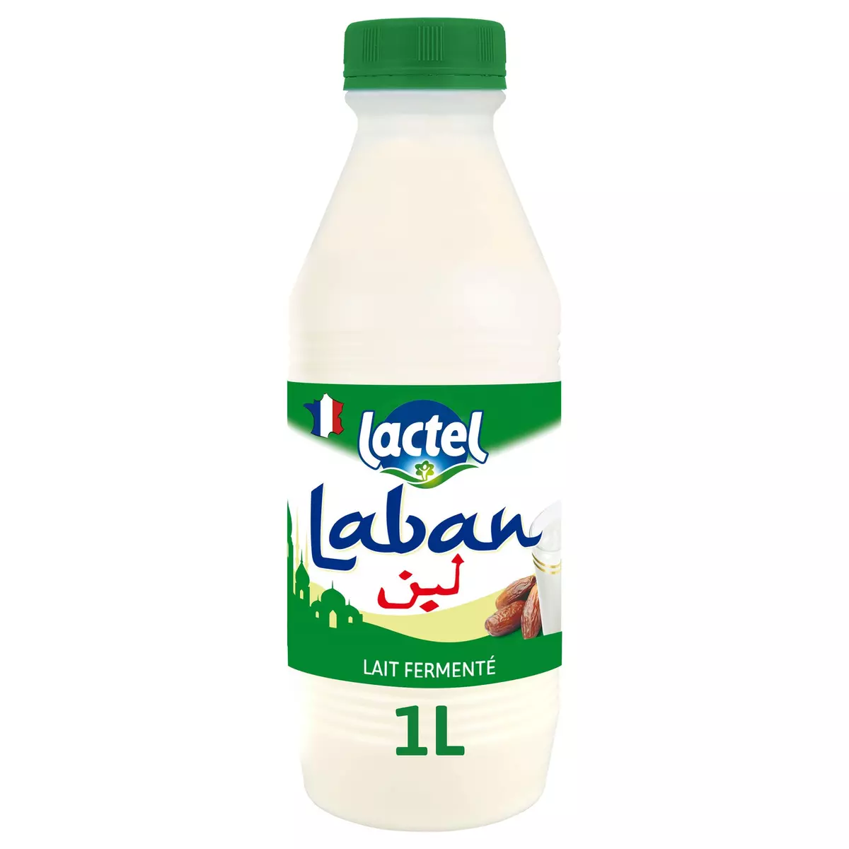 LACTEL Lait fermenté Laban bouteille 1l