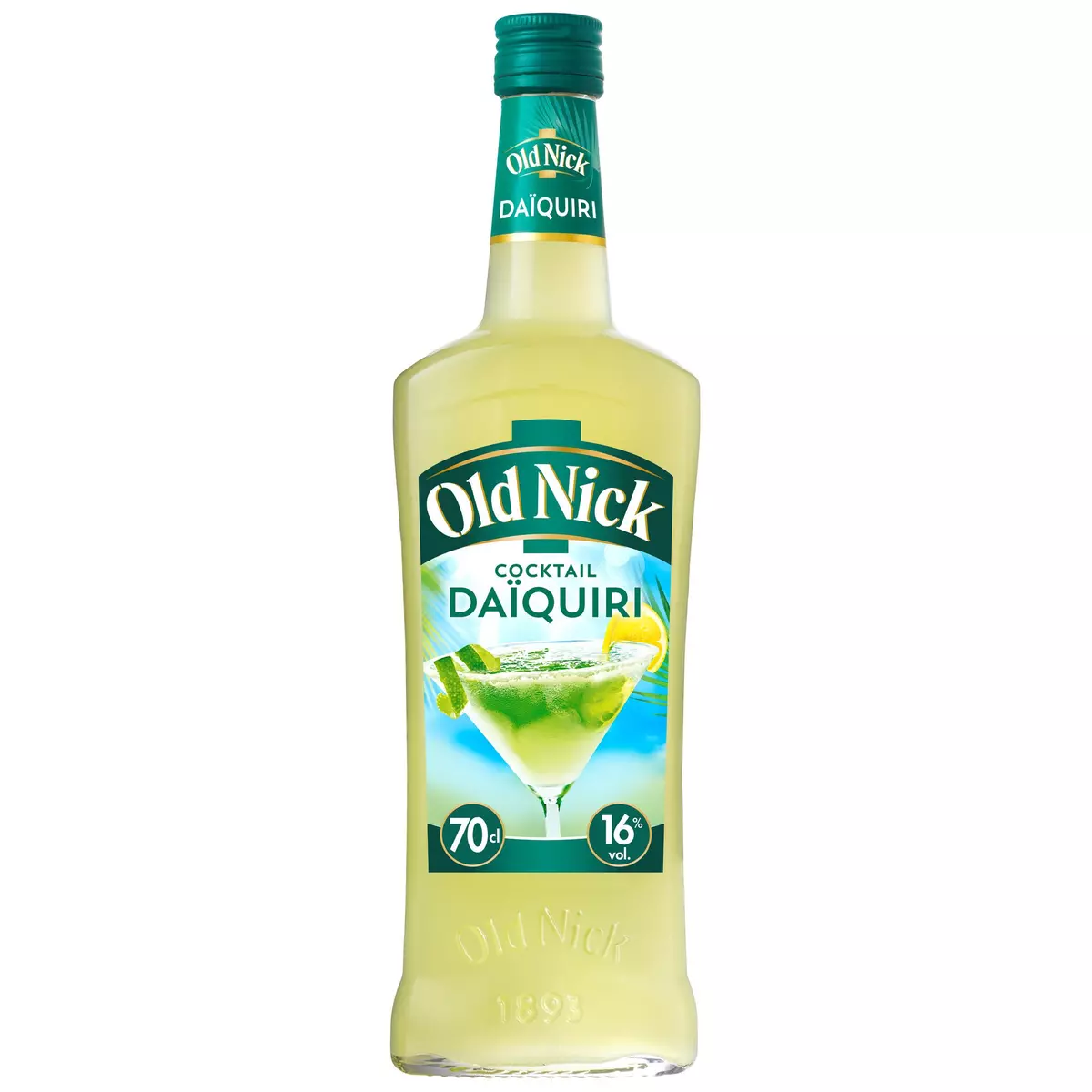 OLD NICK Cocktail Daiquiri à base de rhum 16% 70cl