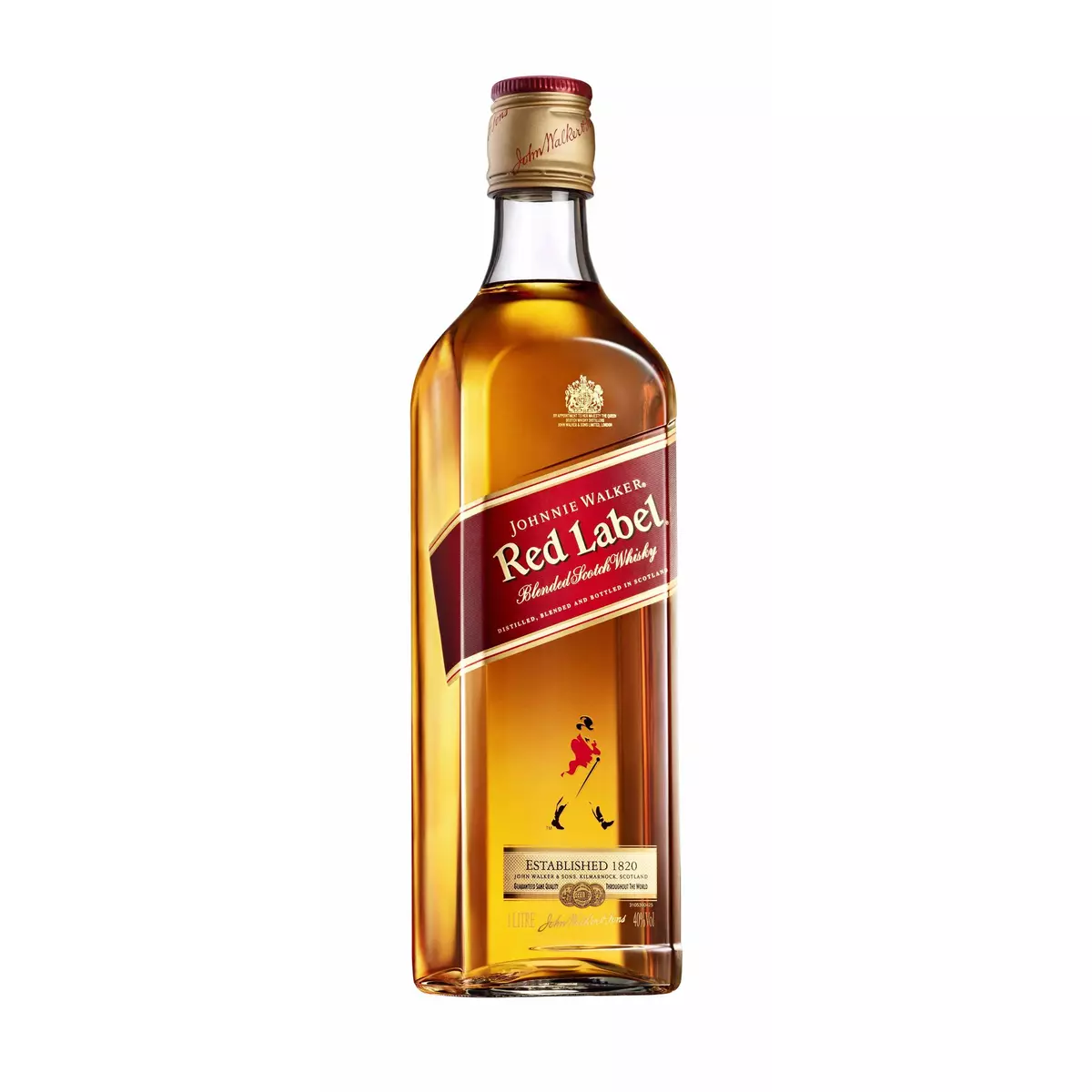 JOHNNIE WALKER Scotch whisky écossais blended red label 40% 1l