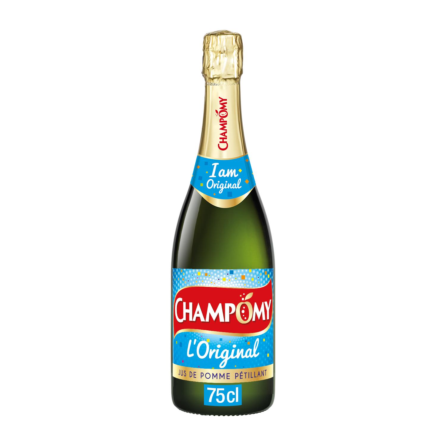 Voir la diapositive 2 : CHAMPOMY Jus de pomme pétillant l'Original 75cl