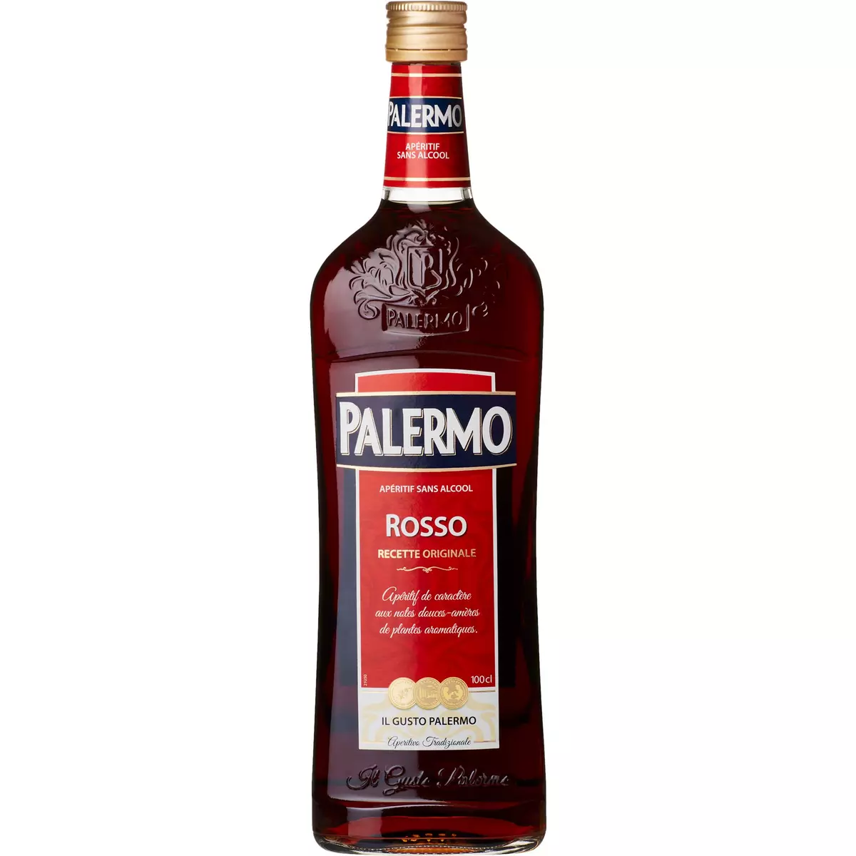 PALERMO Apéritif original rosso sans alcool 1l