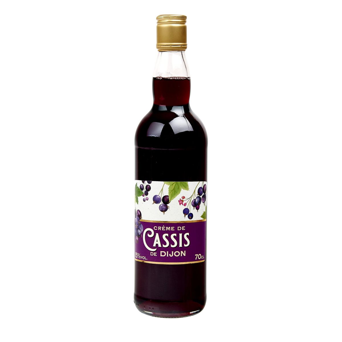 AUCHAN Crème de cassis 15% 70cl