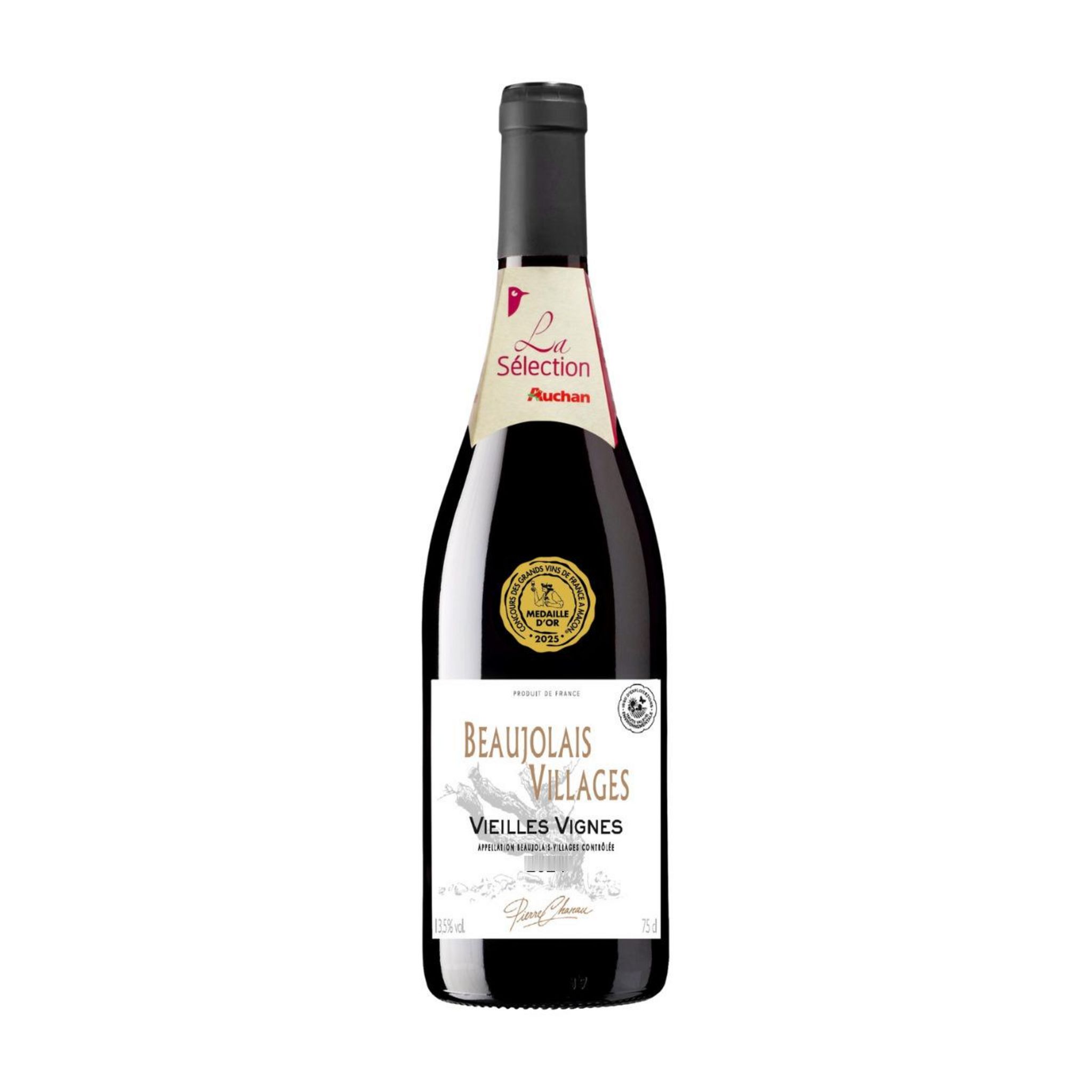 Voir la diapositive 2 : PIERRE CHANAU AOP Beaujolais Villages vieilles vignes rouge 75cl