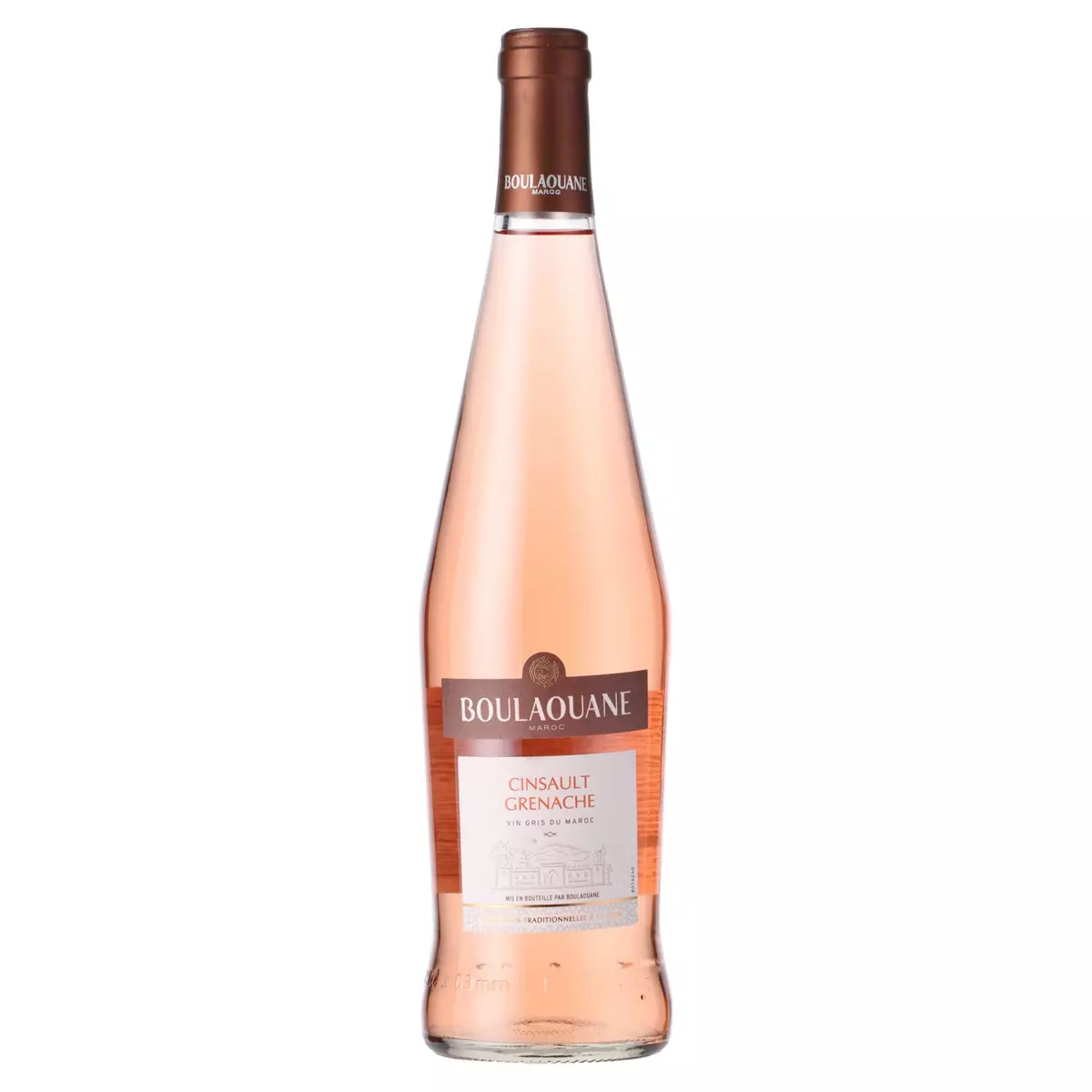 BOULAOUANE Vin gris du Maroc Cinsault Grenache rosé 75cl