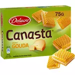 DELACRE Gaufrettes fourrées gouda Canasta 75g