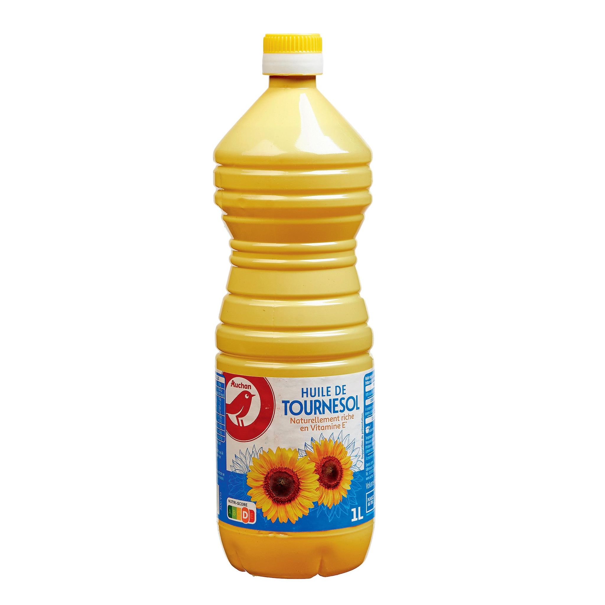 Voir la diapositive 2 : AUCHAN Huile de tournesol 1l