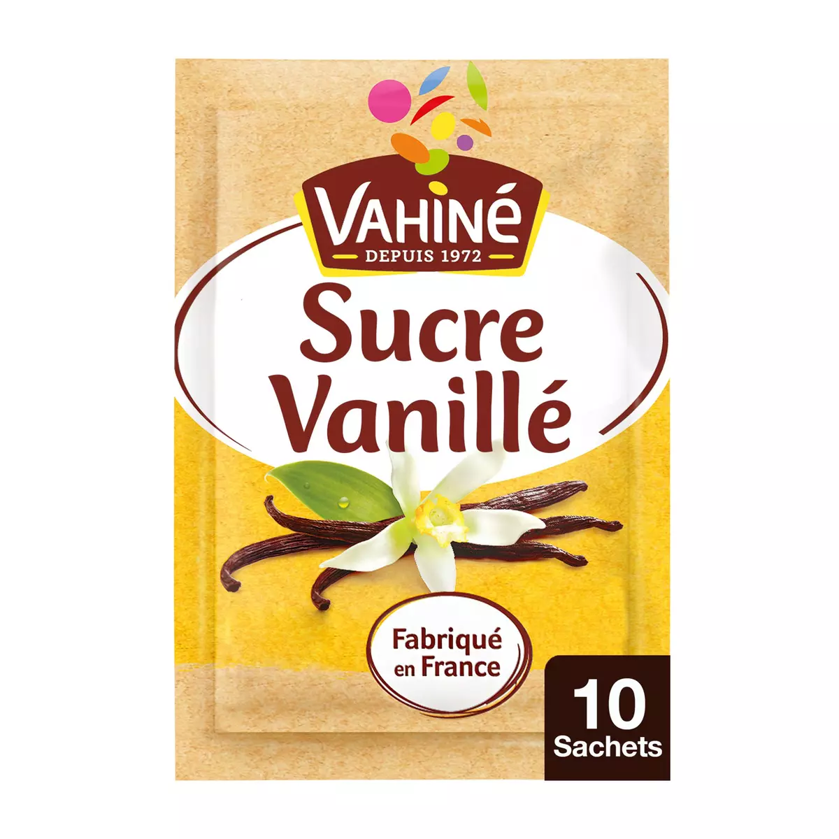 VAHINE Sucre vanillé 10 sachets 10x7,5g