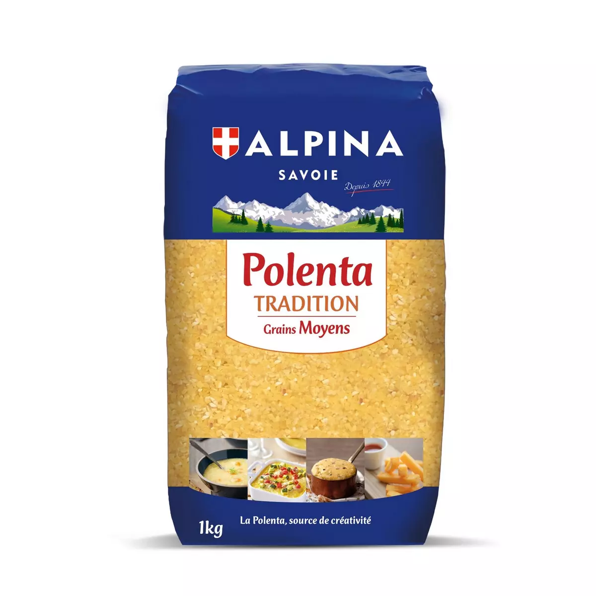 ALPINA SAVOIE Polenta tradition grains moyens sans gluten 1kg