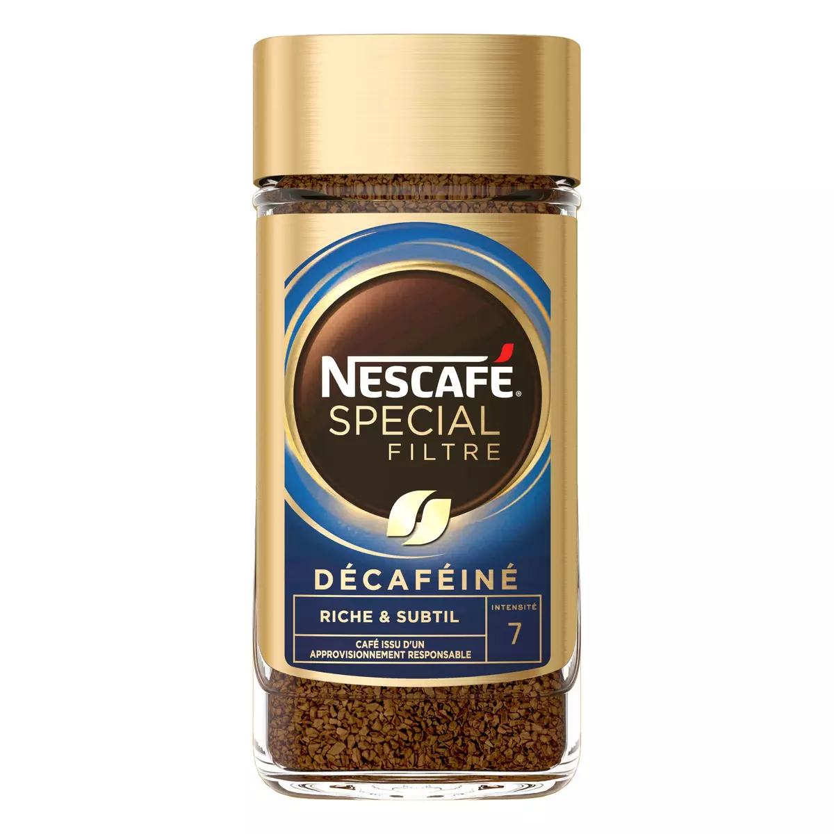 NESCAFE Café soluble décaféiné spécial filtre riche et subtil intensité 7 200g