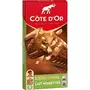 COTE D'OR Tablette de chocolat au lait et éclats de noisettes 1 pièce 200g