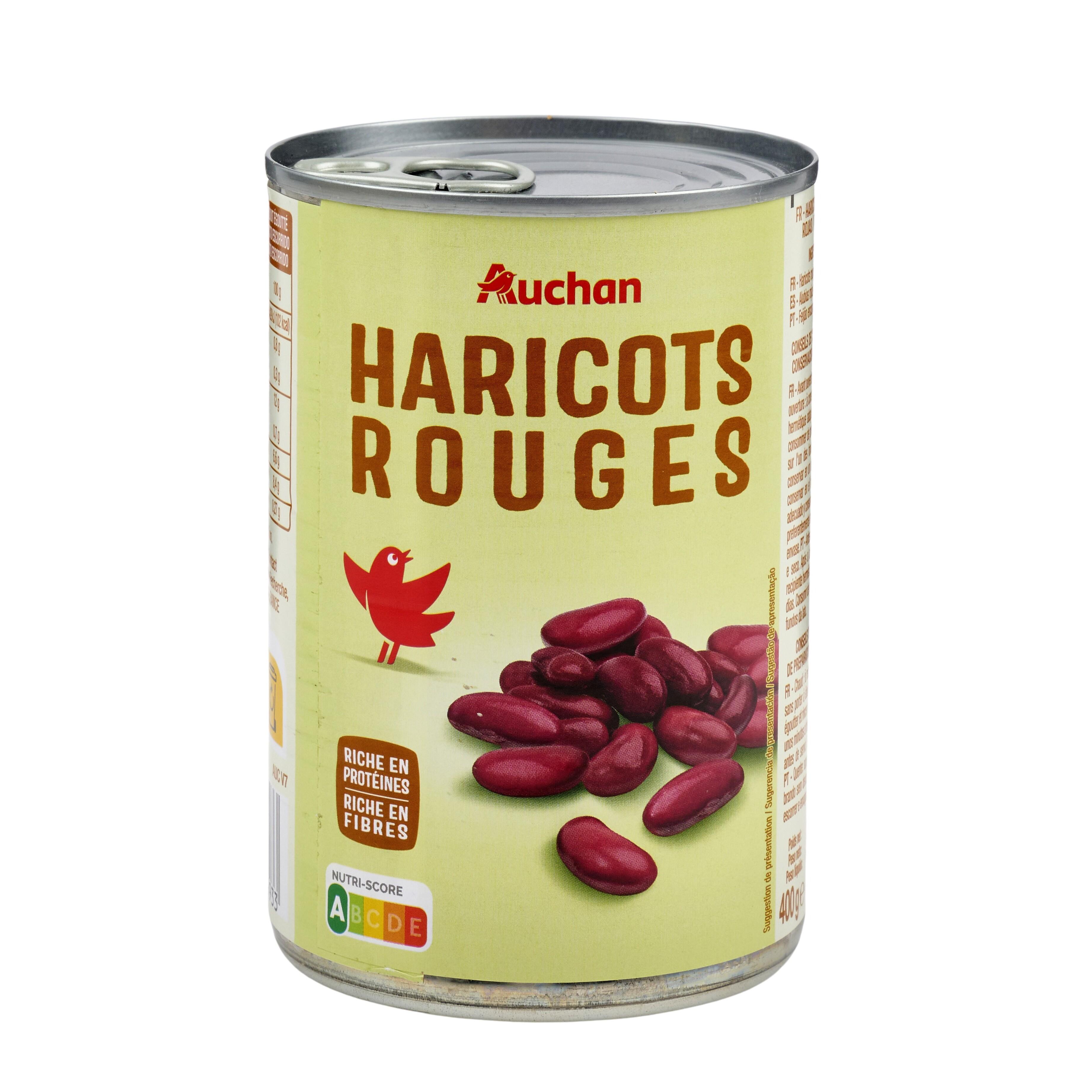 Voir la diapositive 3 : AUCHAN Haricots rouges 250g