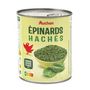 Voir la diapositive 4 : AUCHAN Epinards hachés 795g