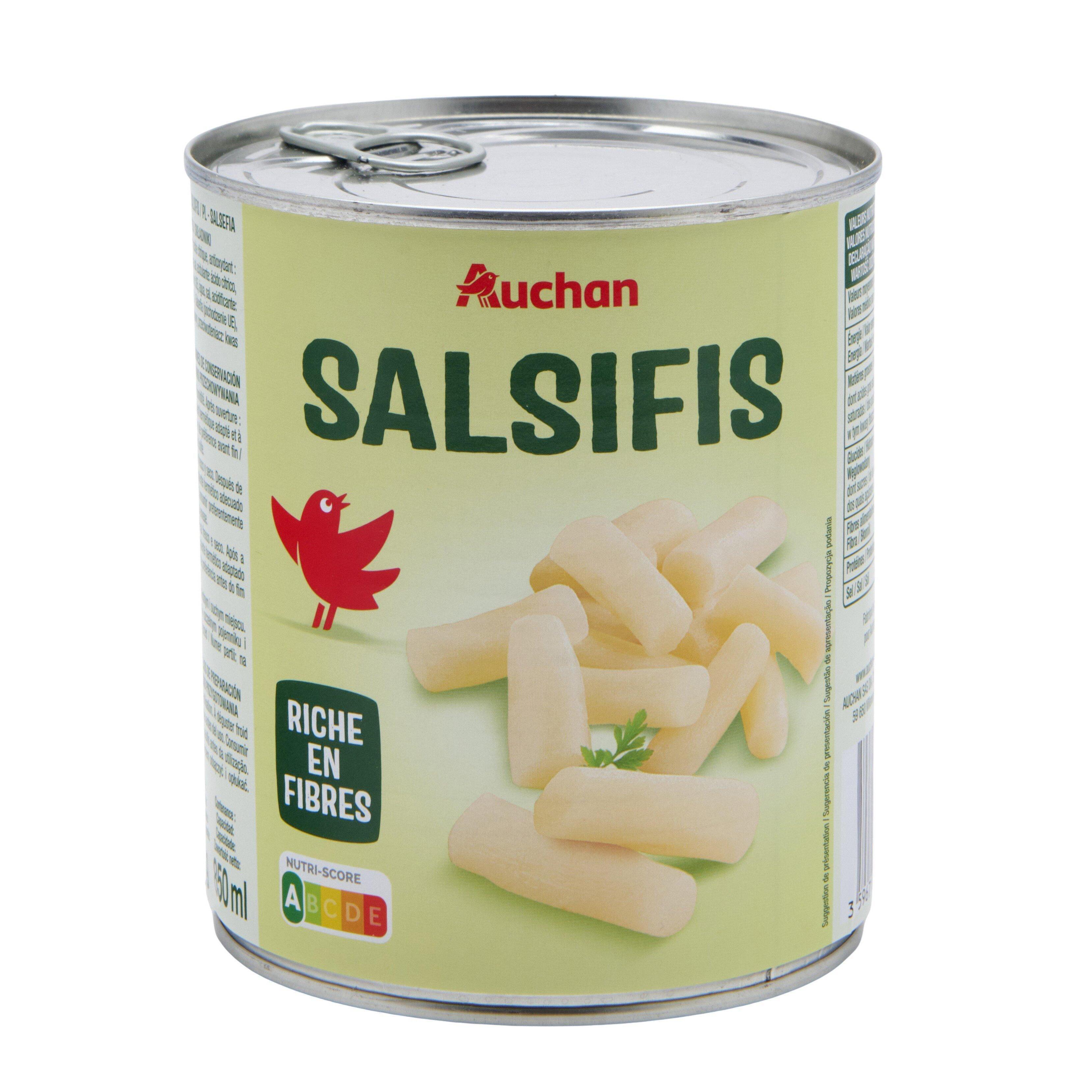 Voir la diapositive 4 : AUCHAN Salsifis 500g