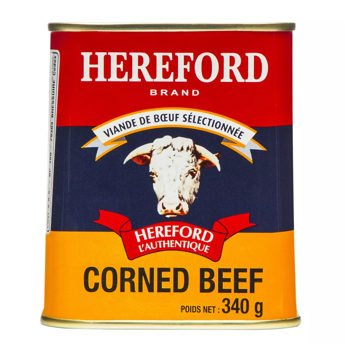 HEREFORD Corned beef viande de bœuf selectionnée 340g pas cher