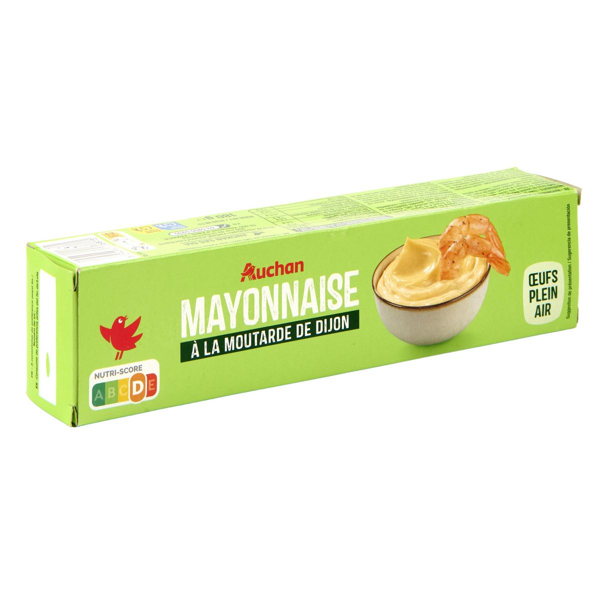 AUCHAN Mayonnaise aux œufs frais en tube 175g