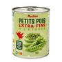 Voir la diapositive 2 : AUCHAN Petits pois à l'étuvée extra-fins 560g
