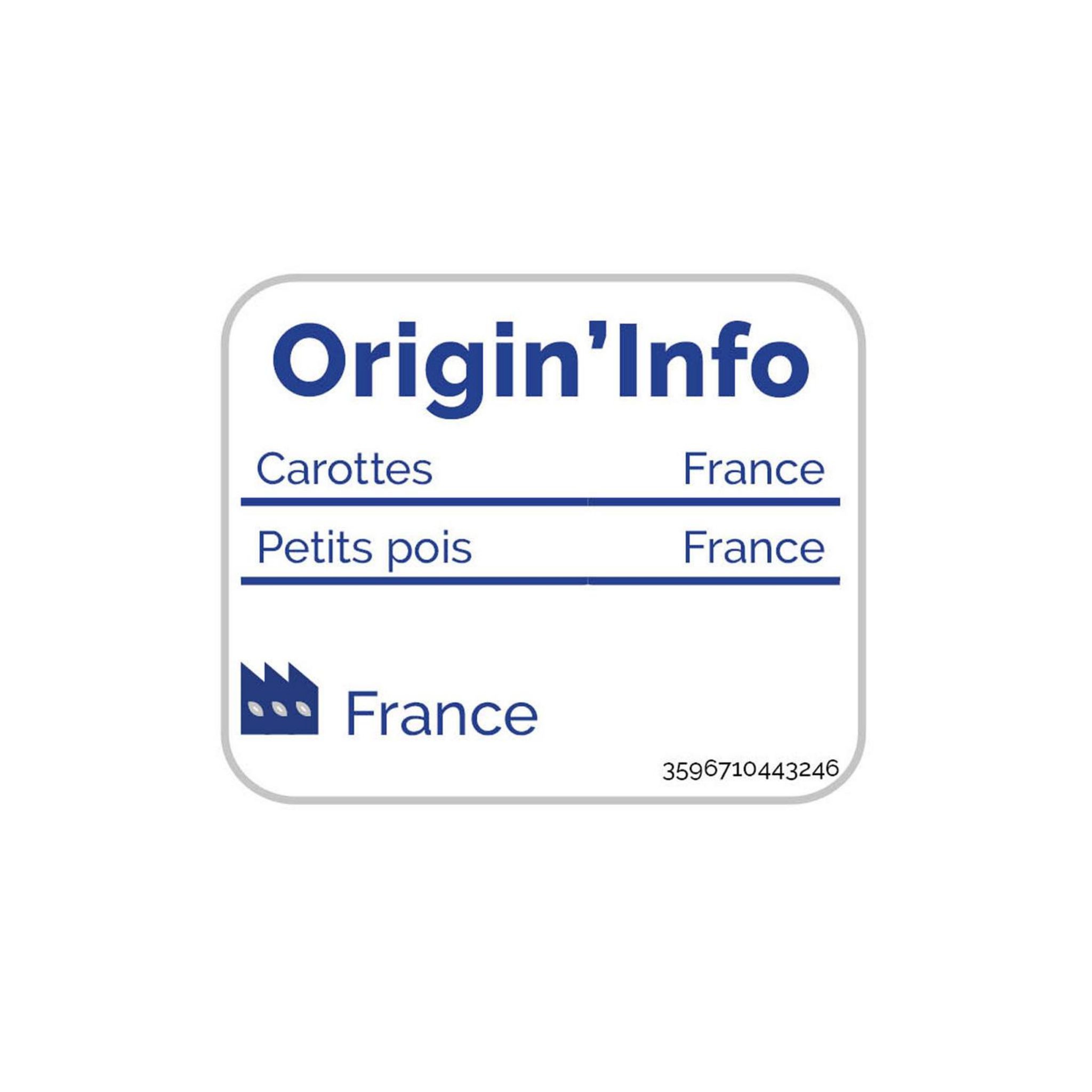 Voir la diapositive 5 : AUCHAN Petits pois carottes à l'étuvée extra-fins 530g