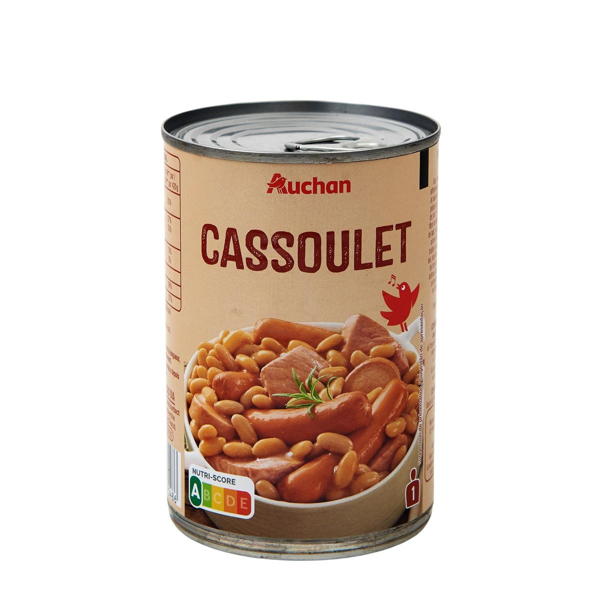 AUCHAN Cassoulet 1 personne 420g