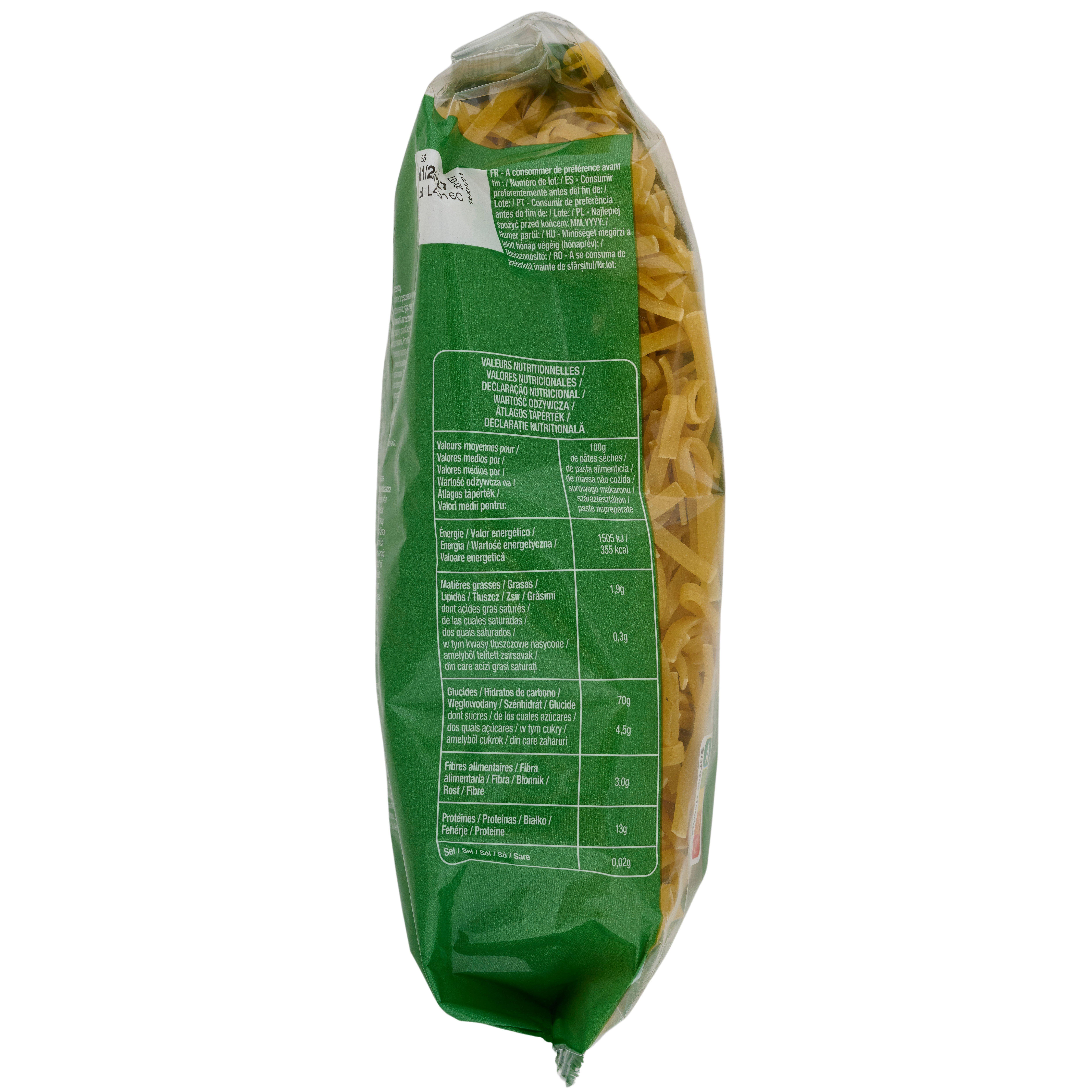 Voir la diapositive 3 : AUCHAN Nouilles 500g