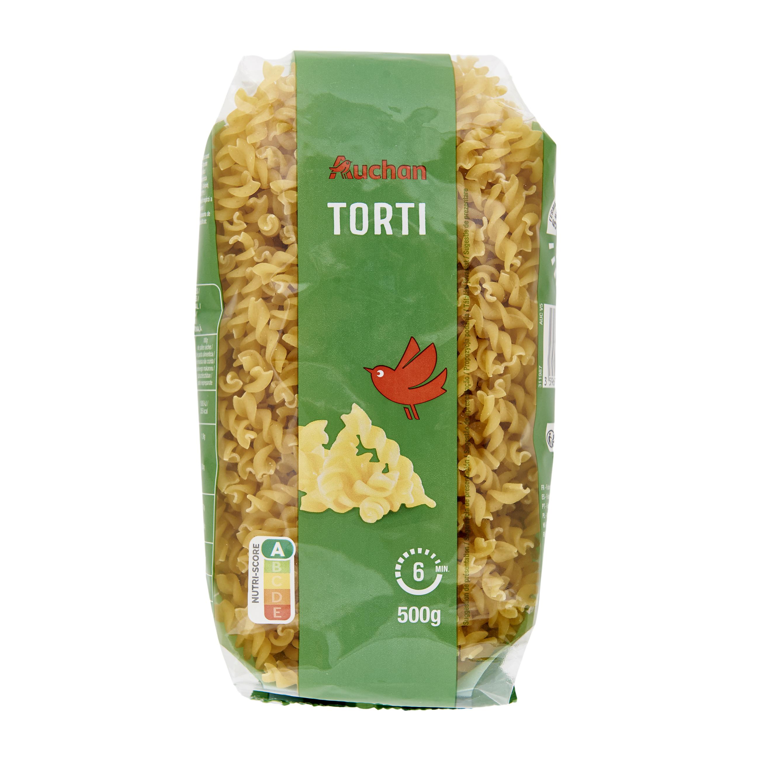 Voir la diapositive 4 : AUCHAN Torti 500g